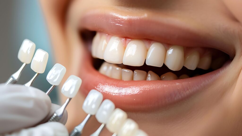 prodotti per pulire le faccette dentali
